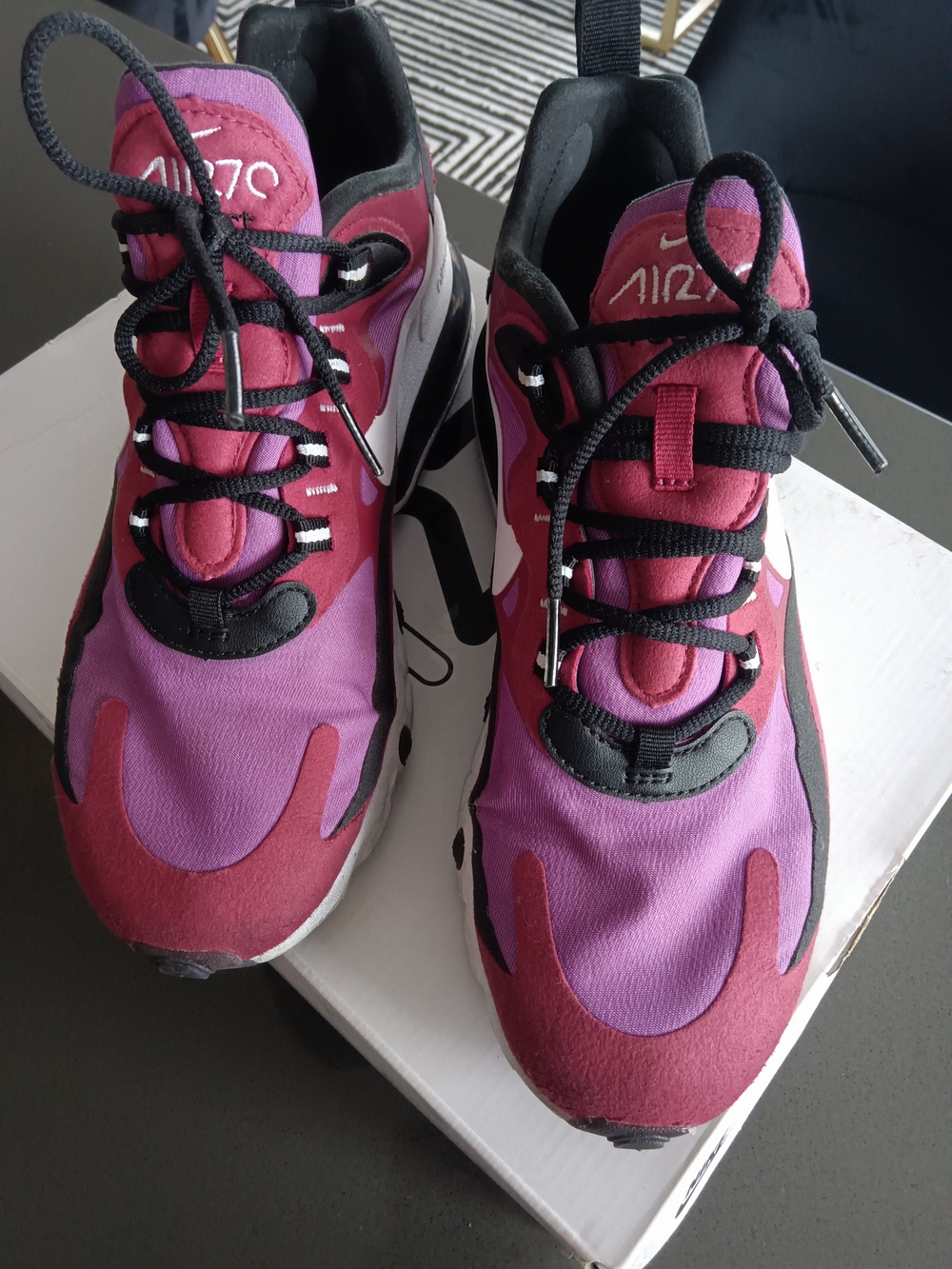Nike Women's Sneakers in Pink and Magenta